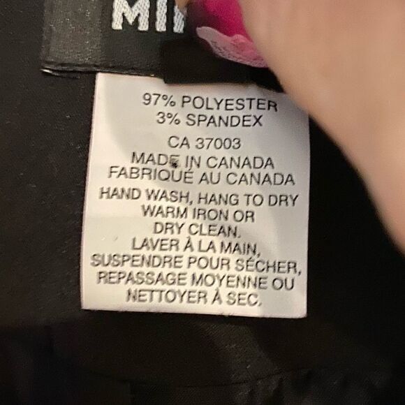 Mikane Sz 14 Red Buffalo Plaid Zip Up Sporty Collared Black Trim Jacket - Picture 8 of 9